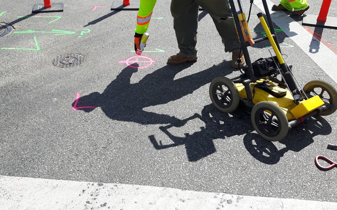 Ground penetrating Radar Utility Locates